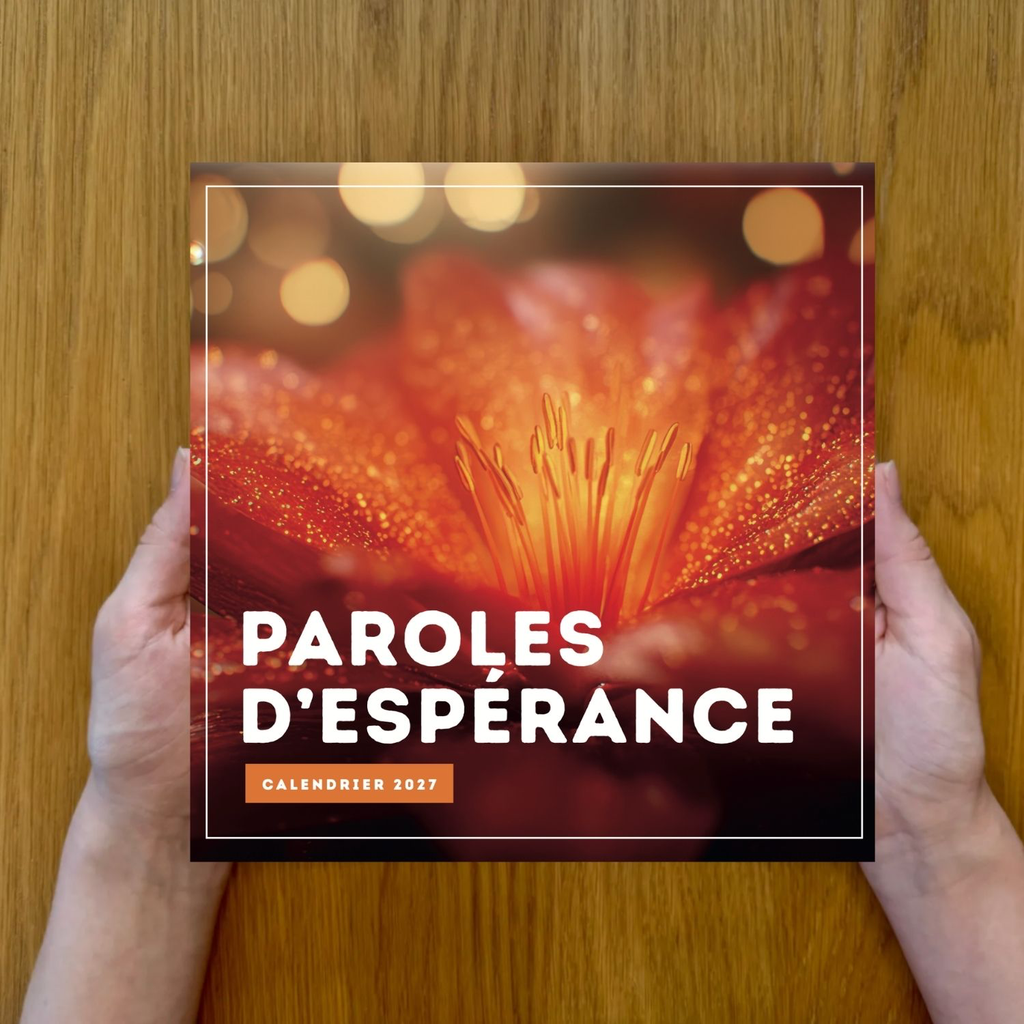 Calendrier "Paroles d'Espérance 2027" tarif sponsorisé